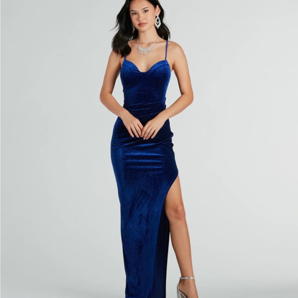 Stunning Royal Blue Maxi Dress